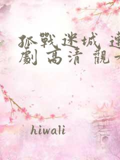 孤战迷城 连续剧 高清 观看