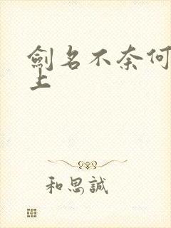 剑名不奈何 淮上 剑名不奈何 淮上
