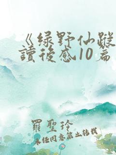 《绿野仙踪》的读后感10篇