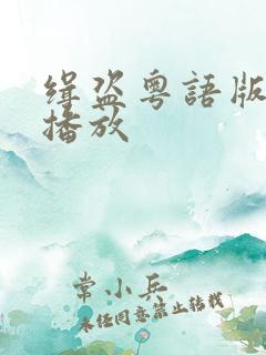 缉盗粤语版在线播放