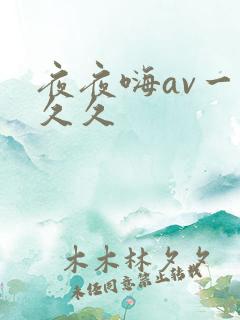 夜夜嗨av一区久久
