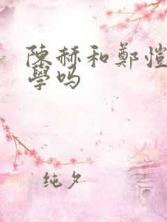 陈赫和郑恺是同学吗