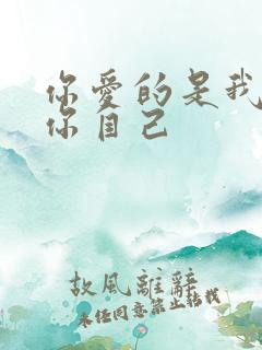你爱的是我还是你自己
