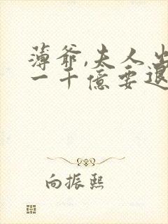 薄爷,夫人出价一千亿要退婚免费