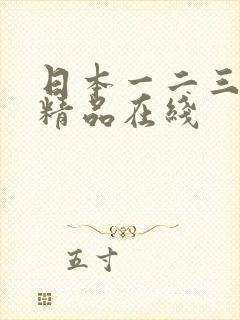 日本一二三四区精品在线