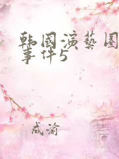 韩国演艺圈悲惨事件5 韩国演艺圈悲惨事件5