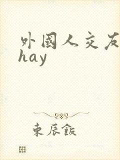 外国人交友软件hay
