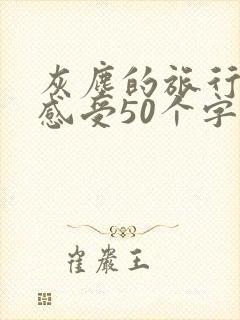 灰尘的旅行读后感受50个字四年级 灰尘的旅行读后感受50个字四年级