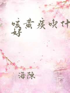 咳黄痰吃什么药好