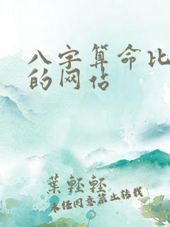 八字算命比较准的网站 八字算命比较准的网站