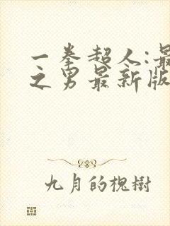 一拳超人:最强之男最新版