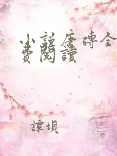 小说唐砖全文免费阅读