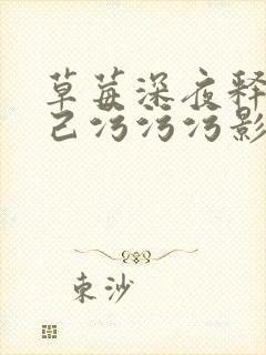 草莓深夜释放自己污污污影视