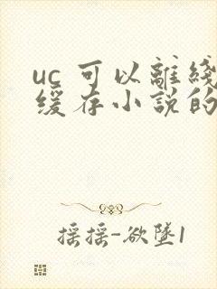 uc 可以离线缓存小说的软件