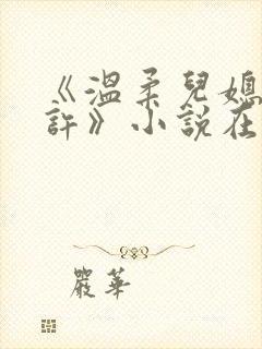 《温柔儿媳的默许》小说在线阅读