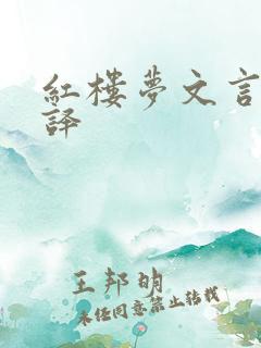 红楼梦文言文翻译