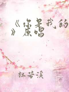 《你是我的新娘》原唱