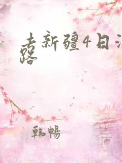 去新疆4日游线路