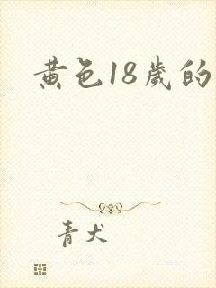 黄色18岁的 黄色18岁的