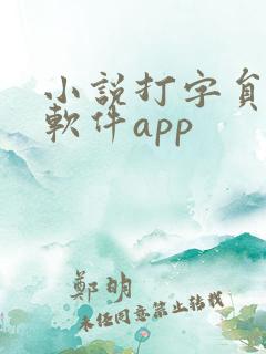 小说打字员赚钱软件app