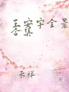 王安宇金晨吻戏合集