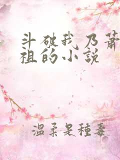 斗破我乃萧家老祖的小说