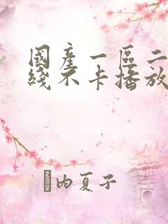国产一区二区在线不卡播放