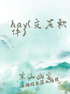 hay(交友软件)
