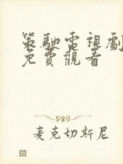 策驰电视剧全集免费观看