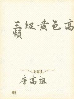 三级黄色高清视频