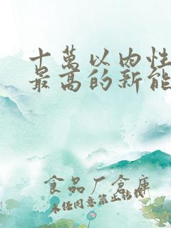 十万以内性价比最高的新能源汽车