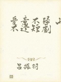 爱意不归 山水不逢短剧