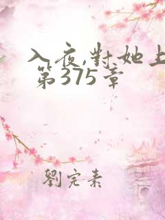 入夜,对她上瘾 第375章 入夜,对她上瘾 第375章