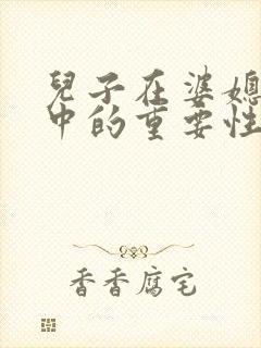儿子在婆媳关系中的重要性