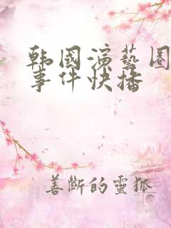 韩国演艺圈悲惨事件快播