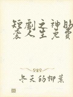 短剧之神助我逆袭人生免费观看