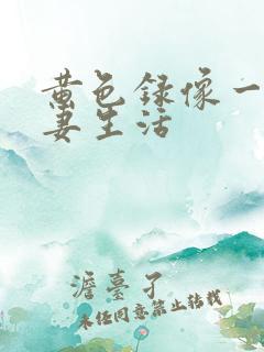 黄色录像一级夫妻生活