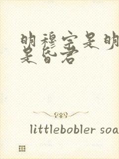明穆宗是明君还是昏君 明穆宗是明君还是昏君