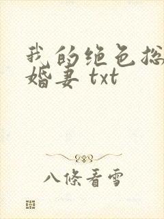 我的绝色总裁未婚妻 txt