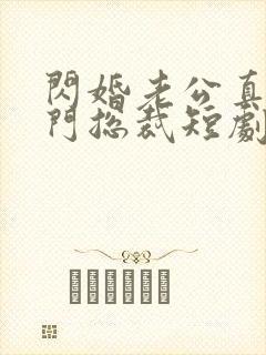 闪婚老公真是豪门总裁短剧免费观看