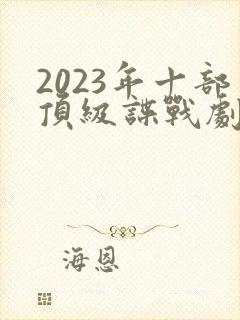 2023年十部顶级谍战剧