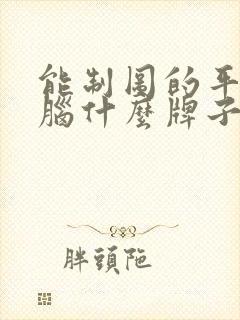 能制图的平板电脑什么牌子好