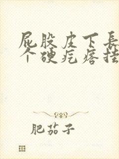 屁股皮下长了一个硬疙瘩挂什么科