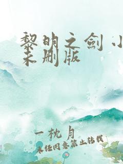 黎明之剑 小说未删版