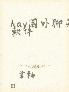 hay国外聊天软件