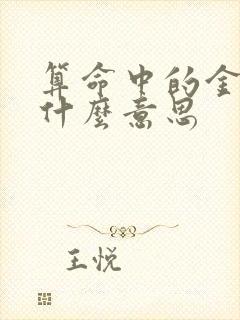 算命中的金运是什么意思