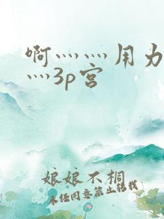 啊灬灬用力灬嗯灬3p宫