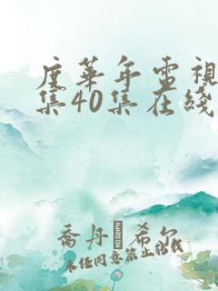 度华年电视剧全集40集在线