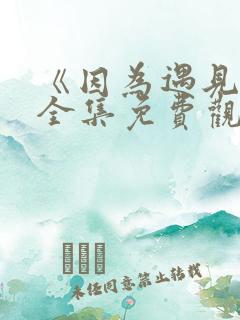 《因为遇见你》全集免费观看 《因为遇见你》全集免费观看