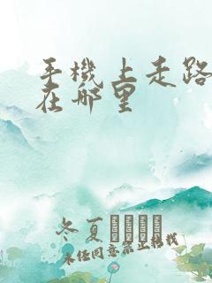手机上走路步数在哪里